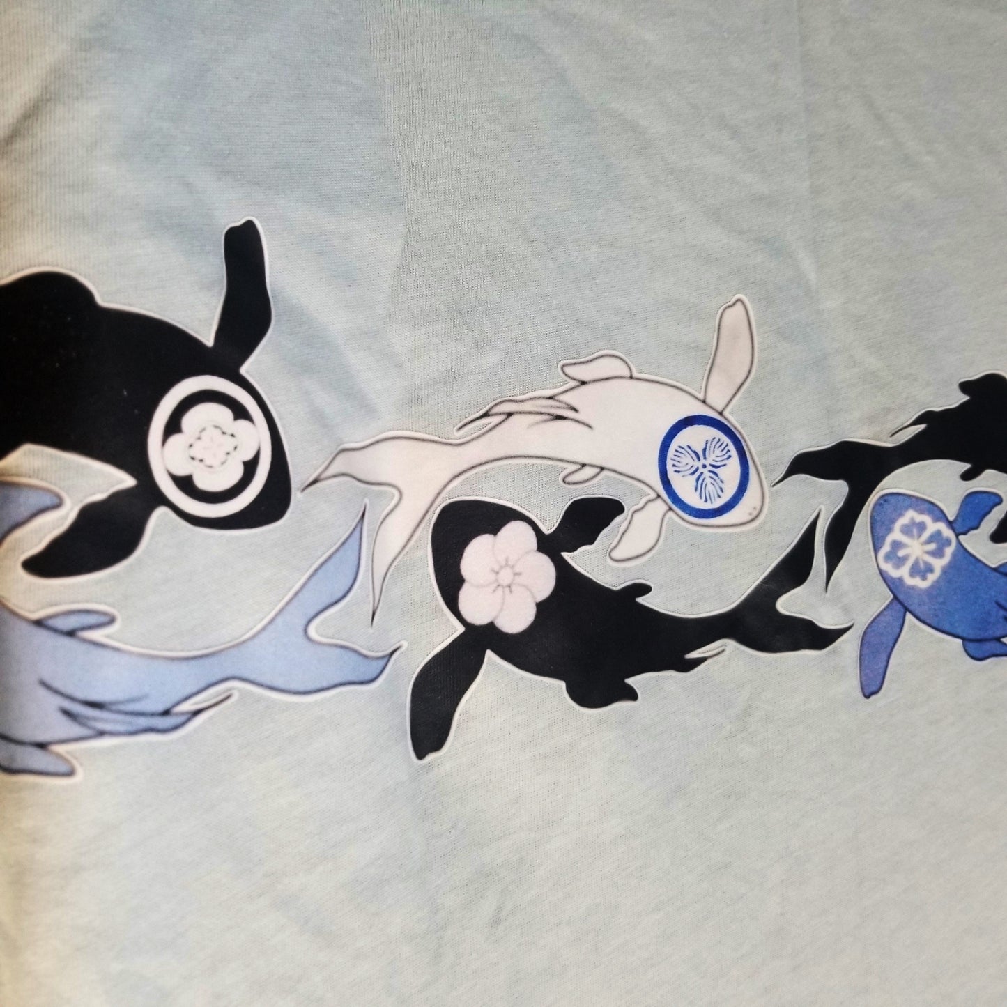 "Crested Koi" Japanique Long Sleeved T-Shirt