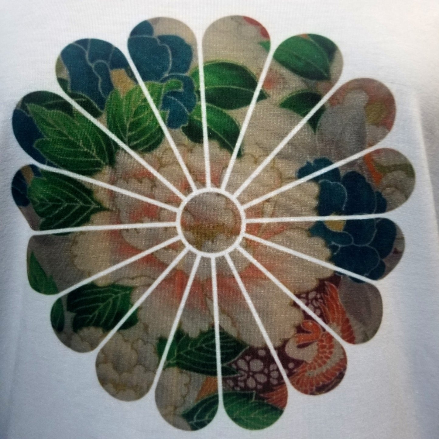 "Floral Crests" Japanique T-Shirt