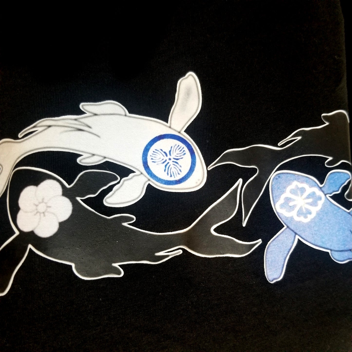 "Crested Koi" Japanique Long Sleeved T-Shirt