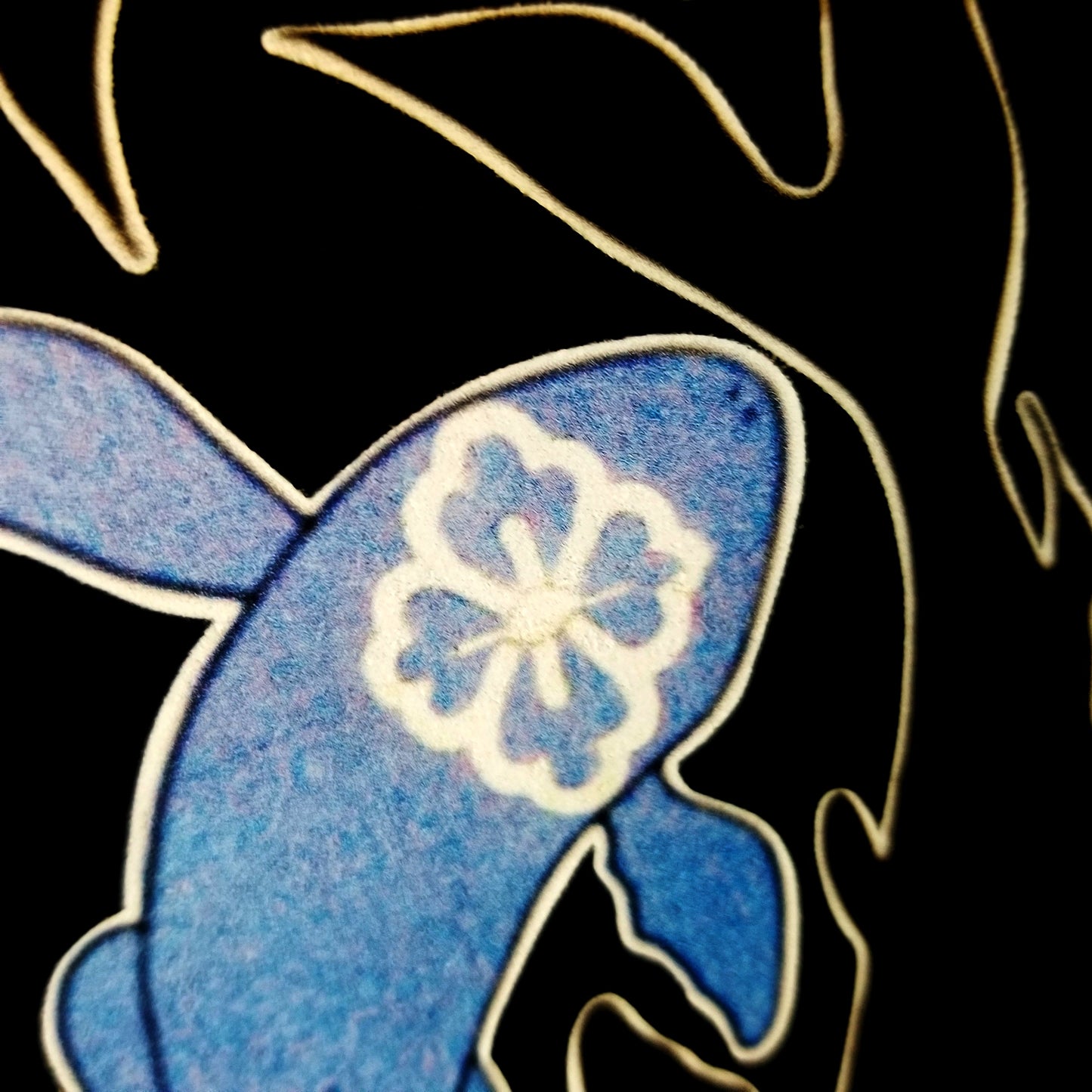 "Crested Koi" Japanique Long Sleeved T-Shirt