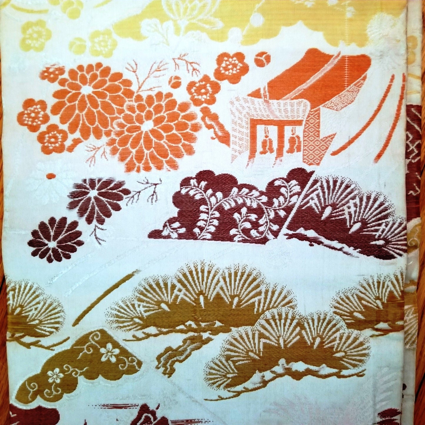 "Subtle Surprises" Vintage Maru Obi