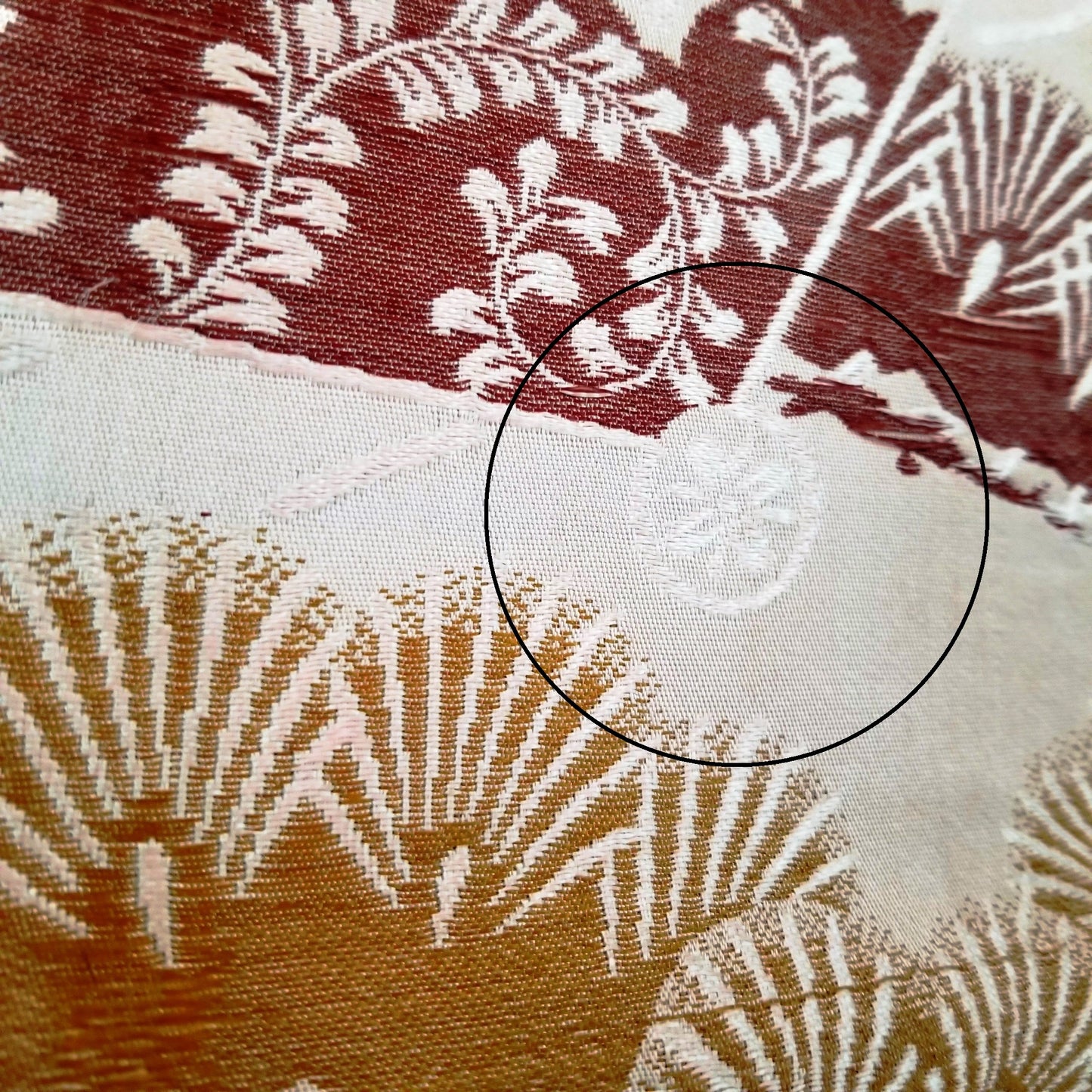 "Subtle Surprises" Vintage Maru Obi