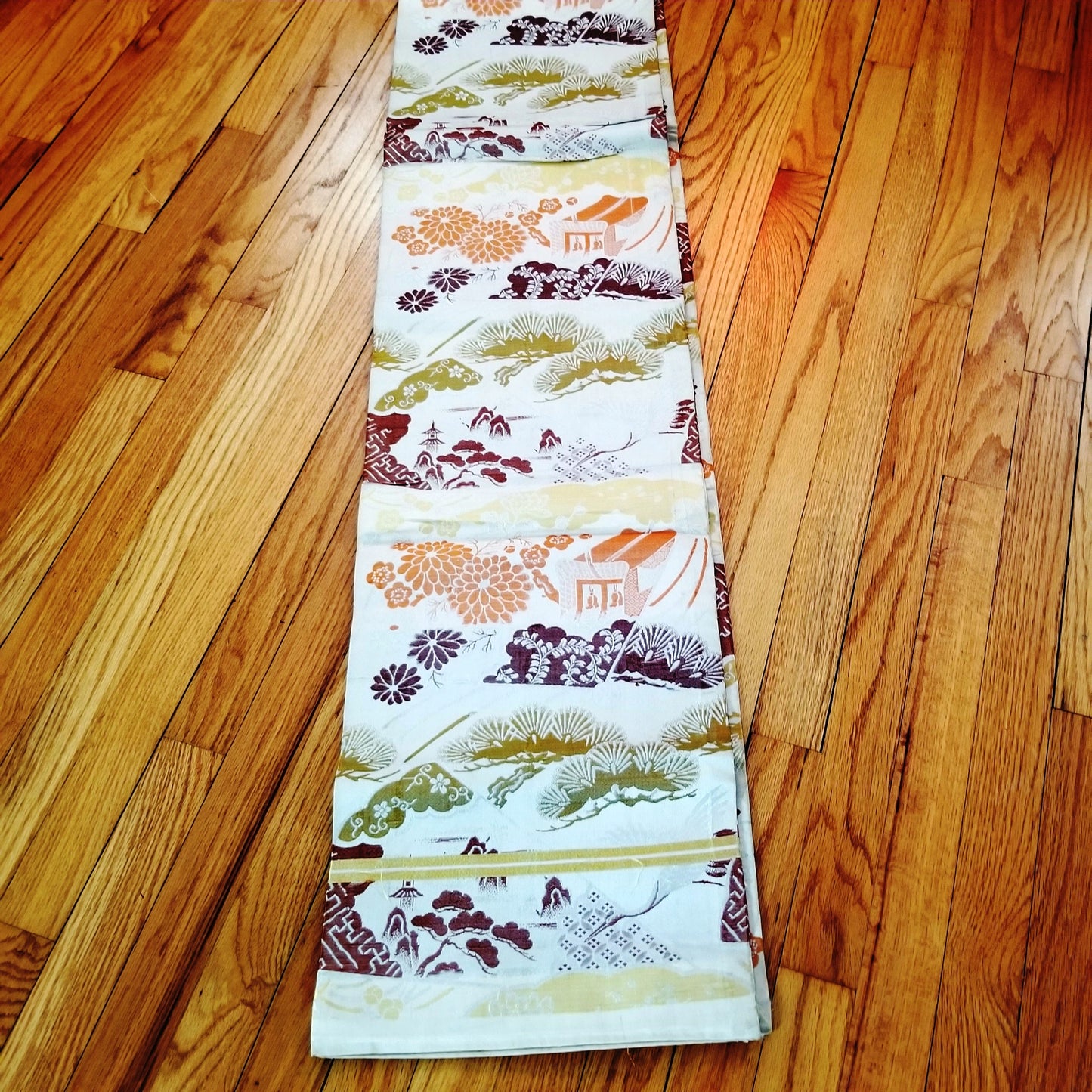 "Subtle Surprises" Vintage Maru Obi
