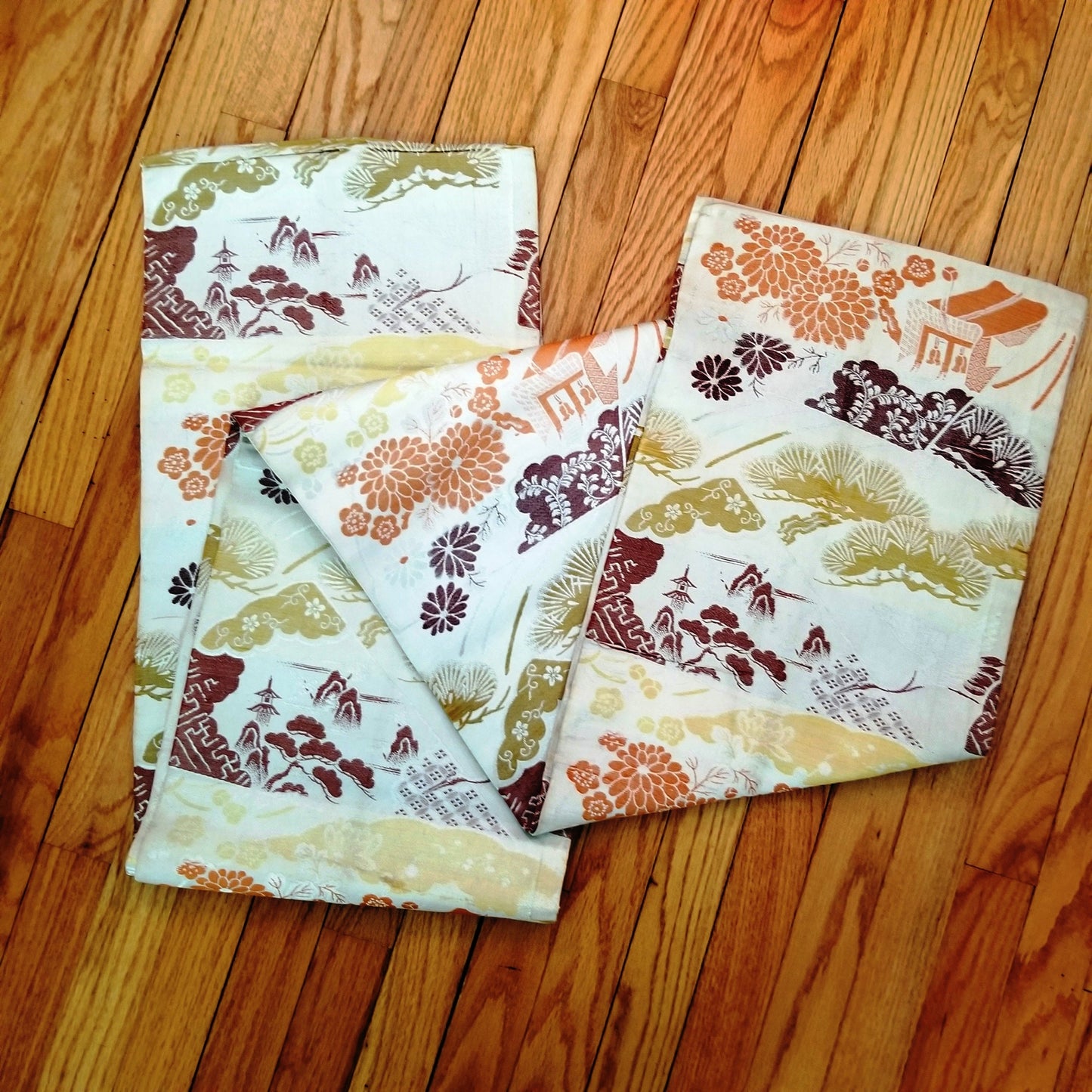 "Subtle Surprises" Vintage Maru Obi