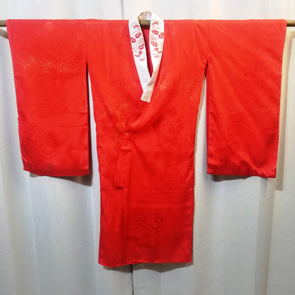 "Embroidered Eri" Vintage Girl's Kimono
