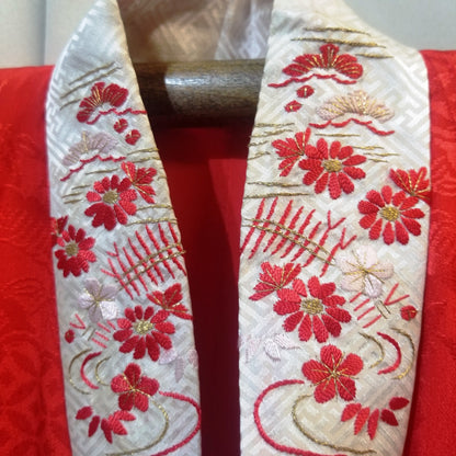 "Embroidered Eri" Vintage Girl's Kimono