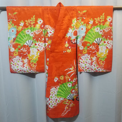 "Floral Sweep" Vintage Girl's Kimono