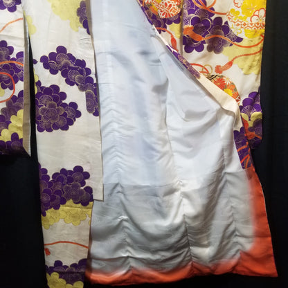 "Purple Plum Blossoms" Vintage Girl's Kimono