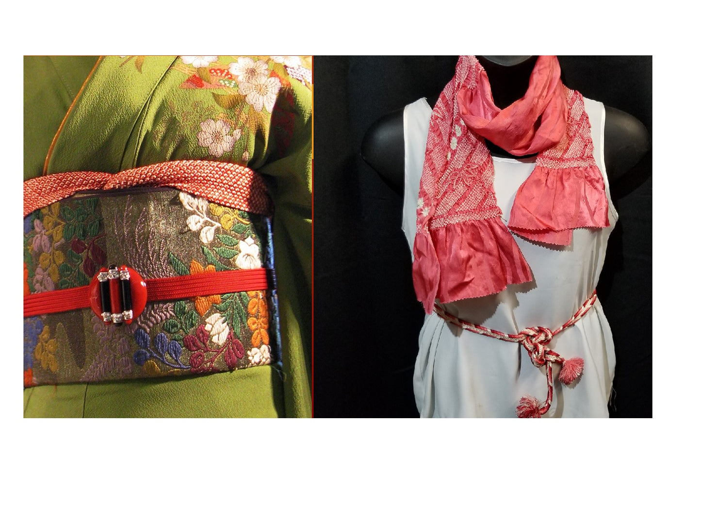 "Surprise Me" Shibori Obiage