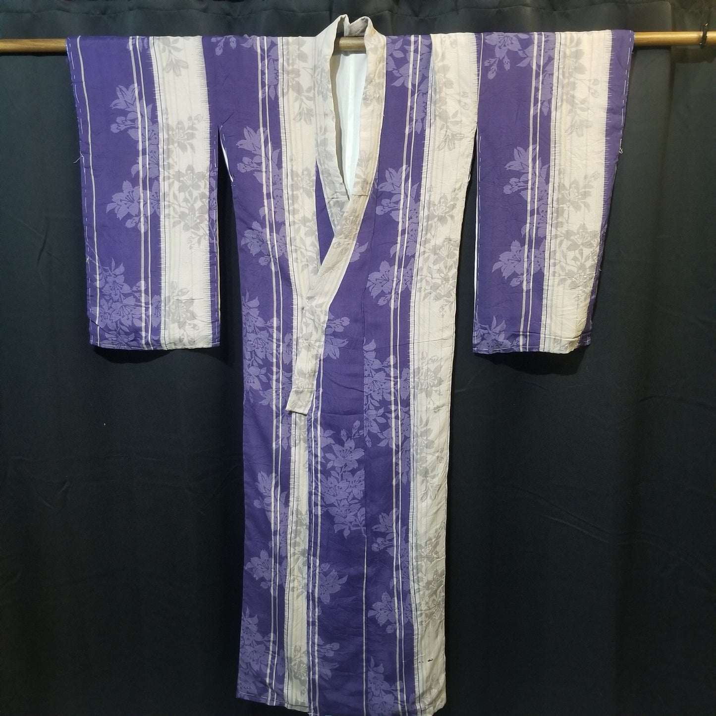 "Thru the Sudare" Vintage Kimono