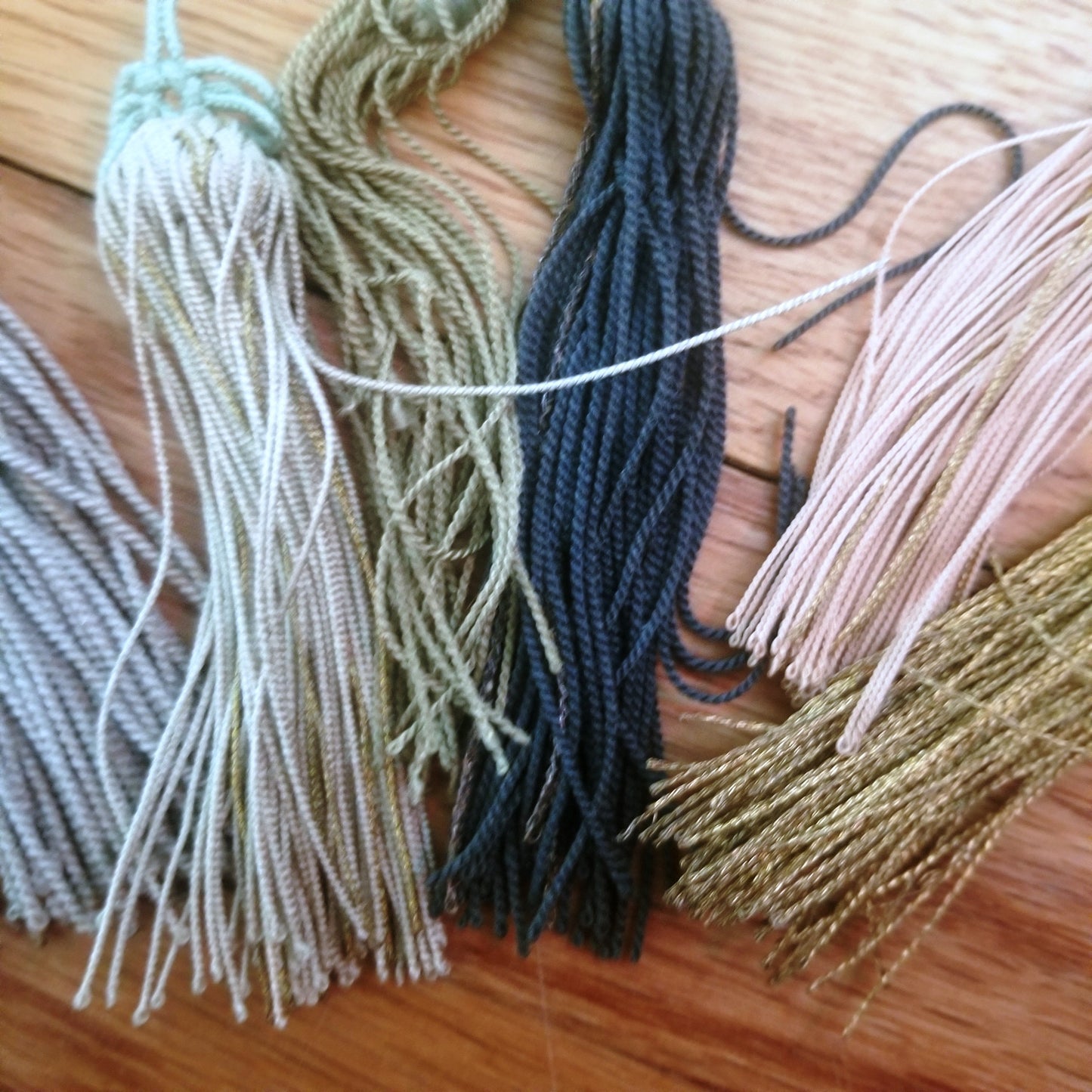 "Mix of Six" Handwoven Tassels