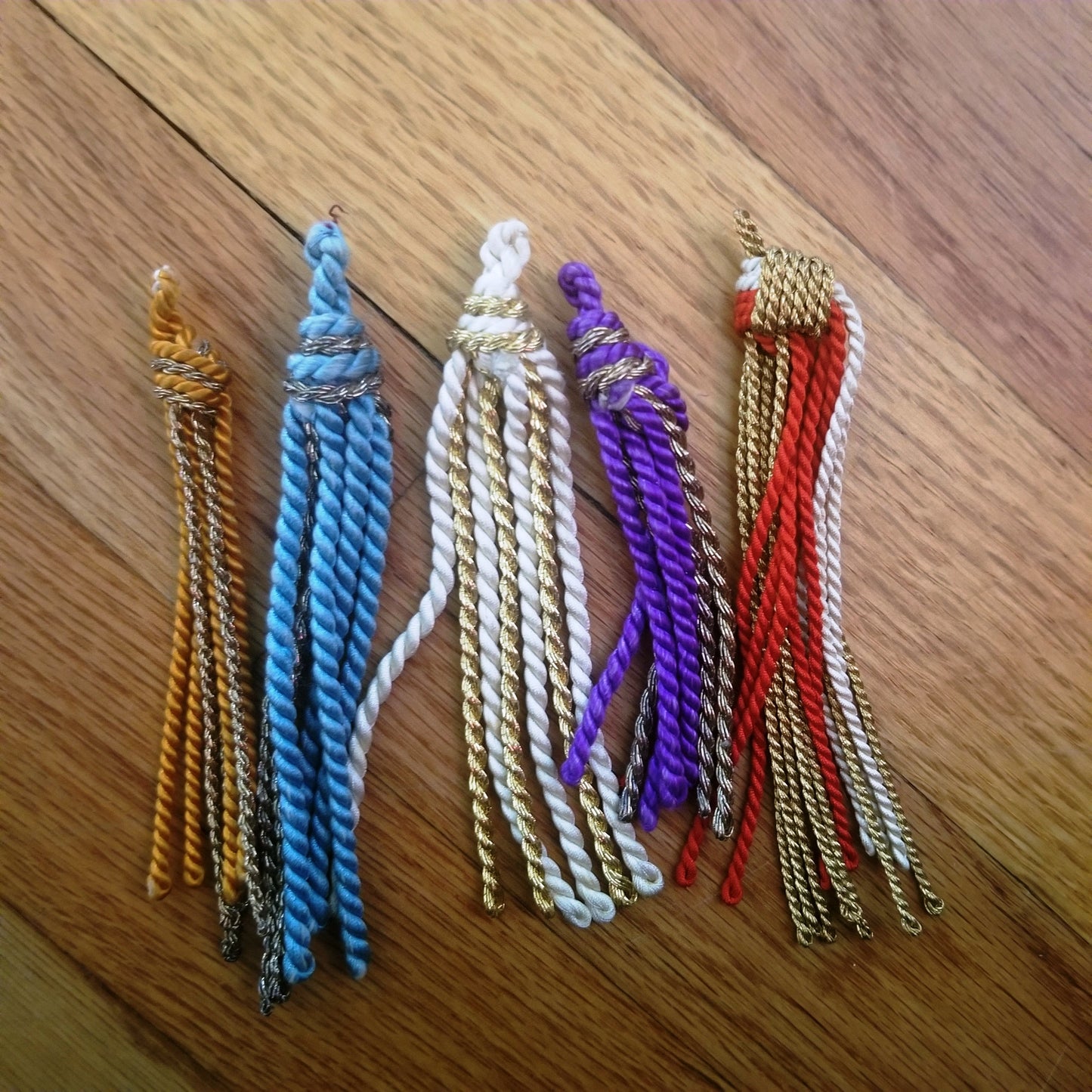 "Simple Braid" Handwoven Tassels