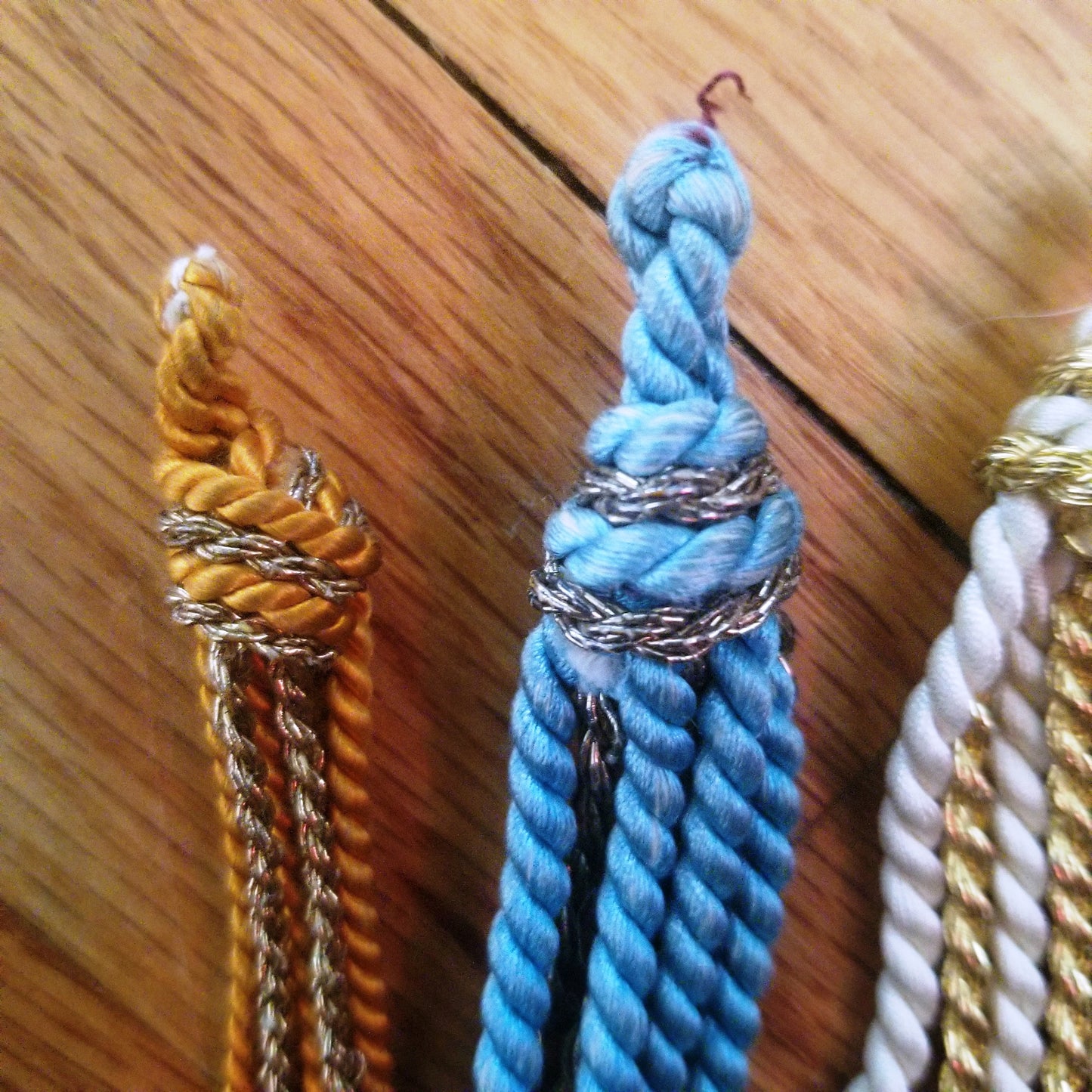 "Simple Braid" Handwoven Tassels
