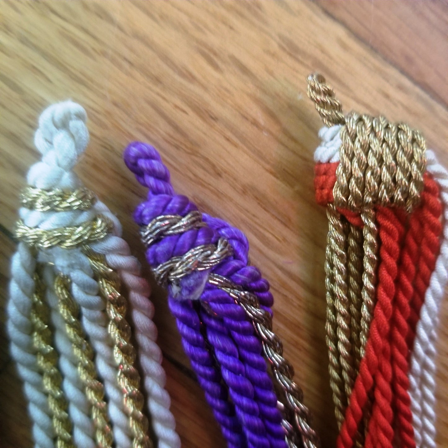 "Simple Braid" Handwoven Tassels