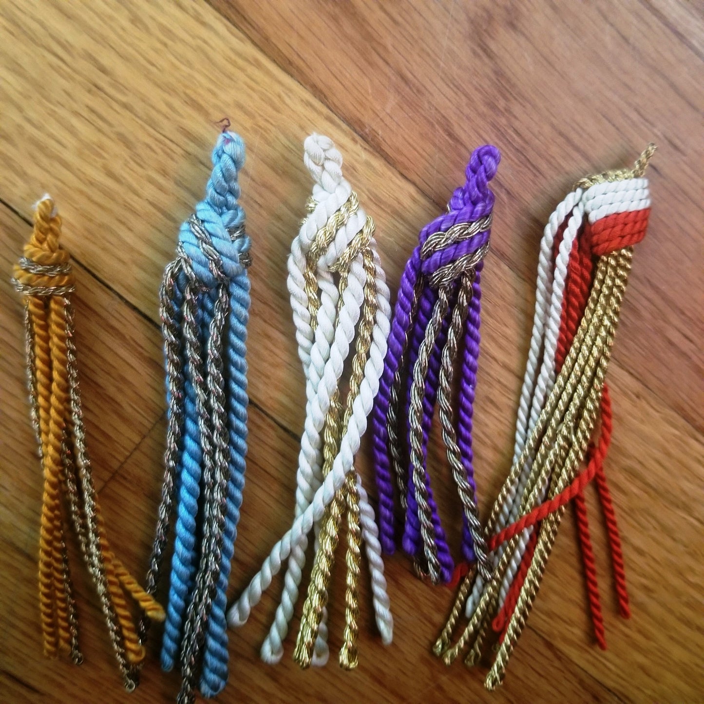 "Simple Braid" Handwoven Tassels