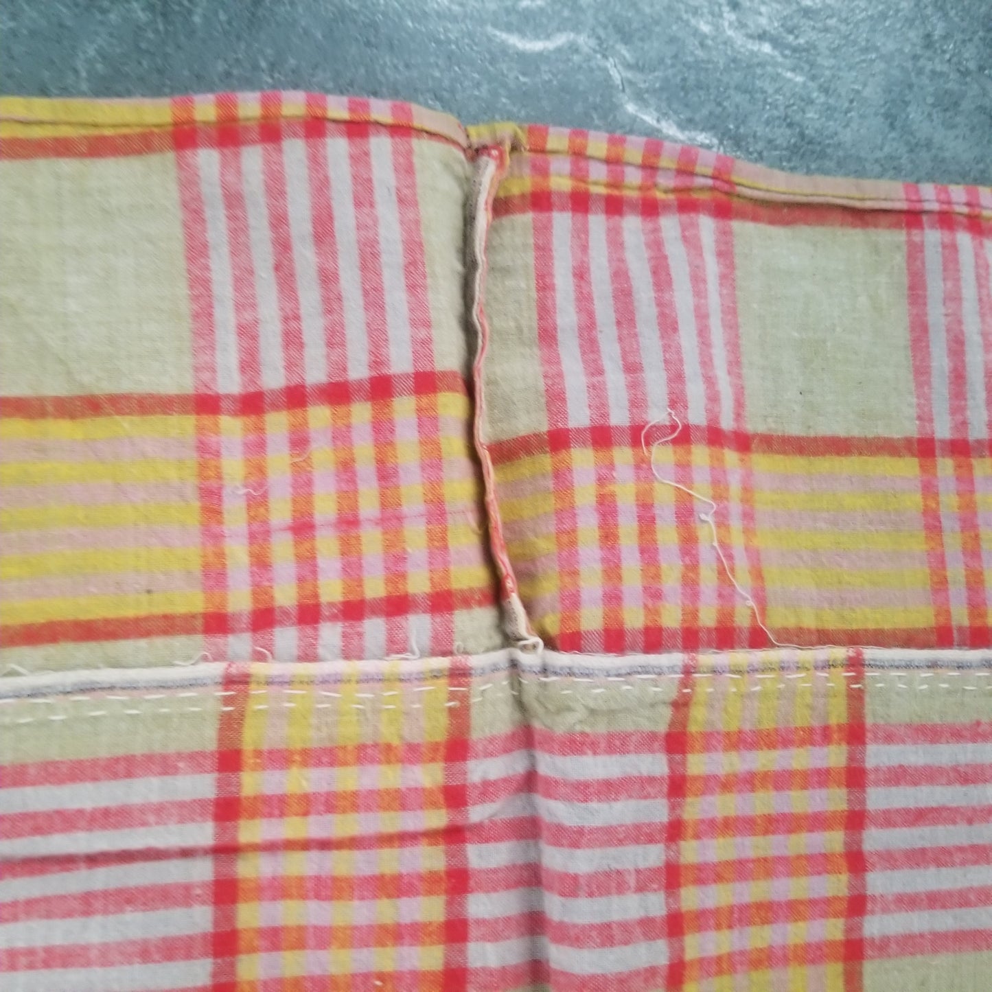 "Homespun Plaid" Vintage Cotton