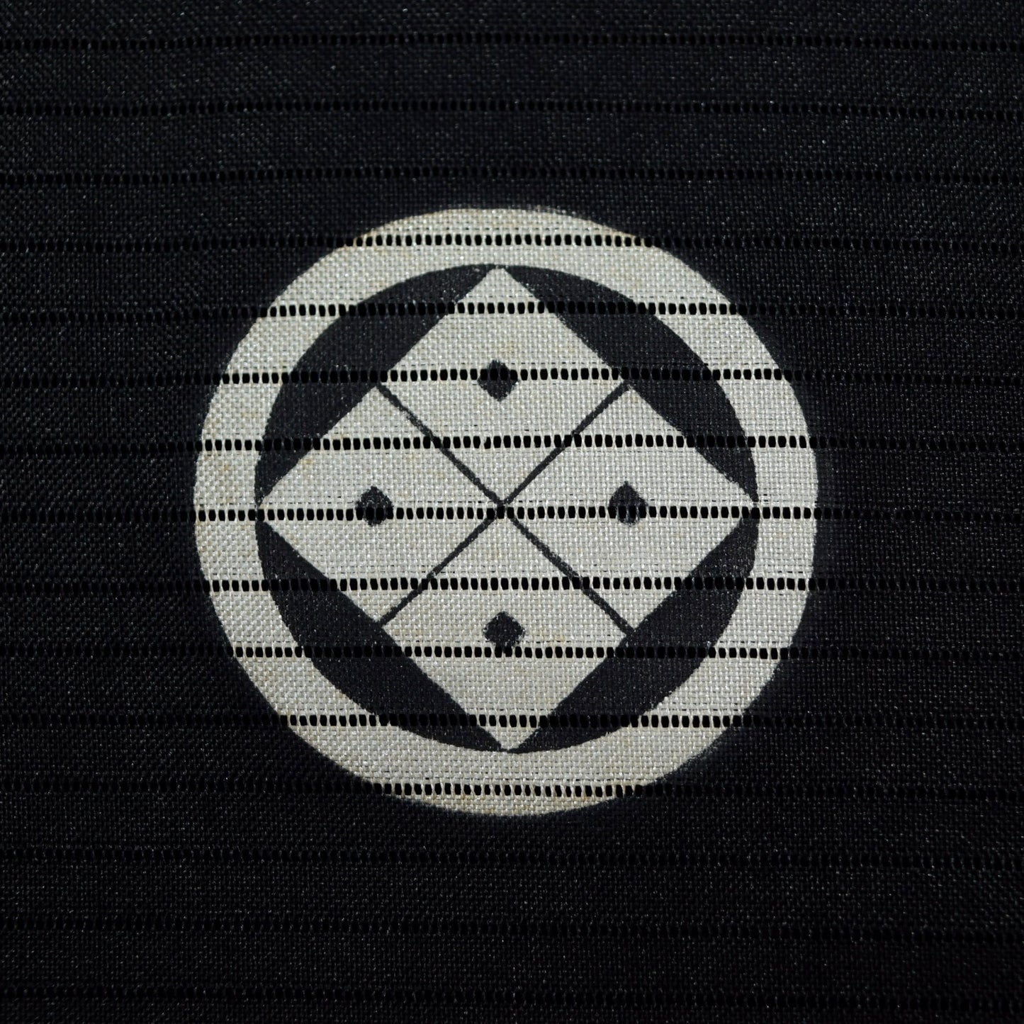 "Unlined with Crests" Man's Summer Haori