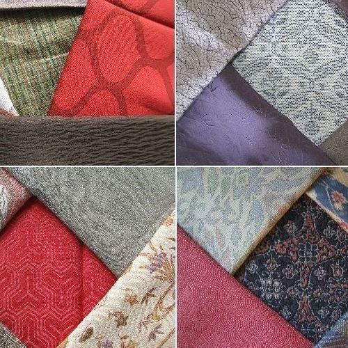 "1 lb Bundle Mix of Japanese Kimono Fabric" - Kyoto Kimono