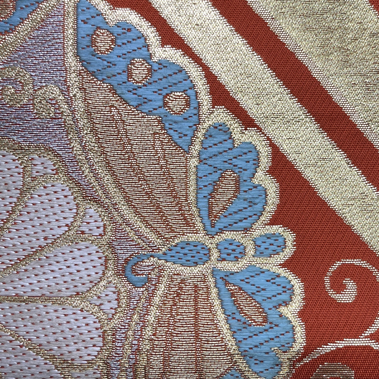 "Butterfly Circles" Fukuro Obi