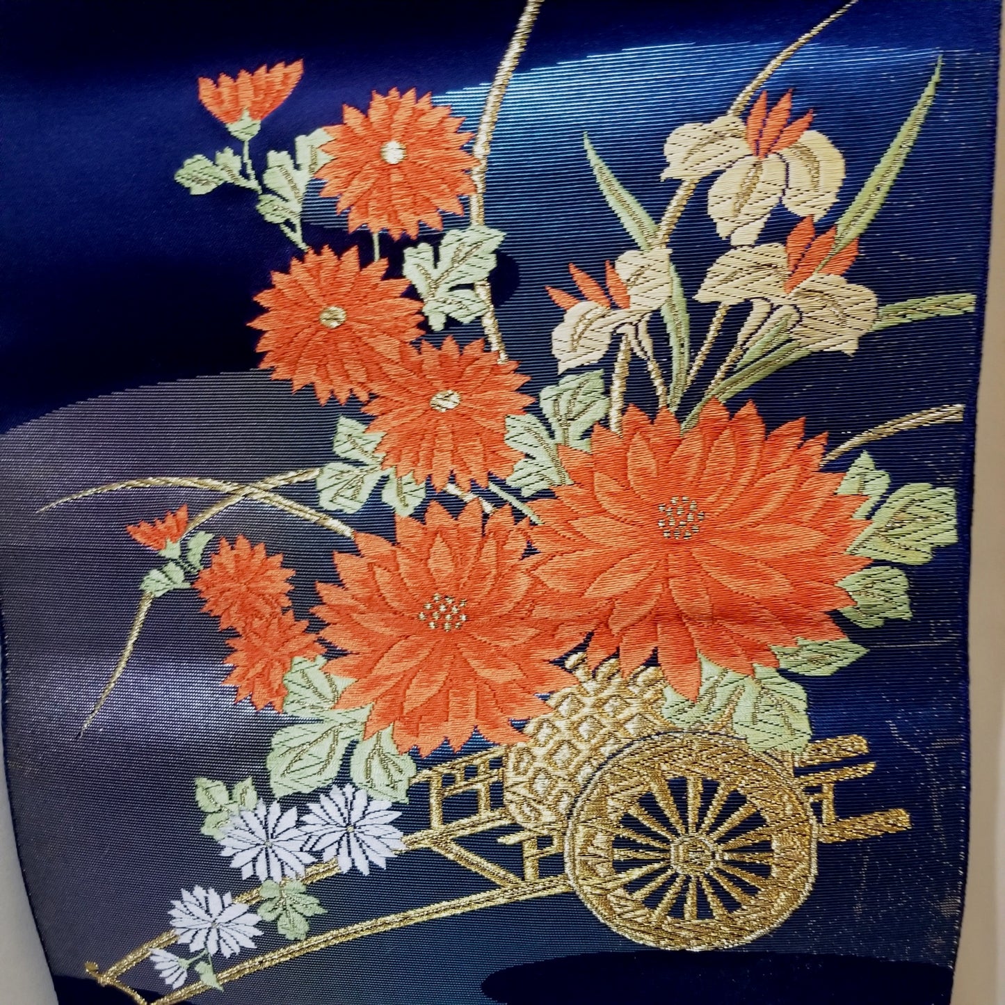 "Golden Cart" Vintage Nagoya Obi
