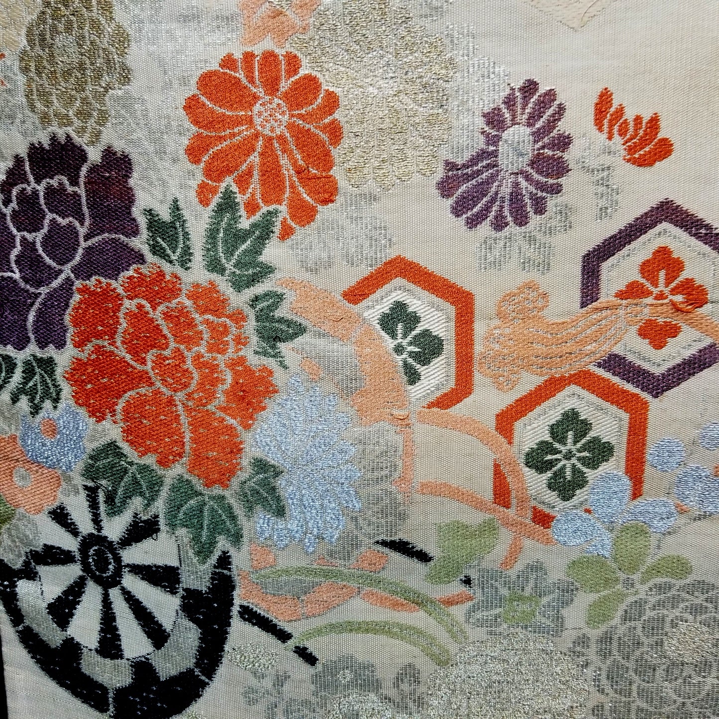 "Maru Motifs" Vintage Nagoya Obi