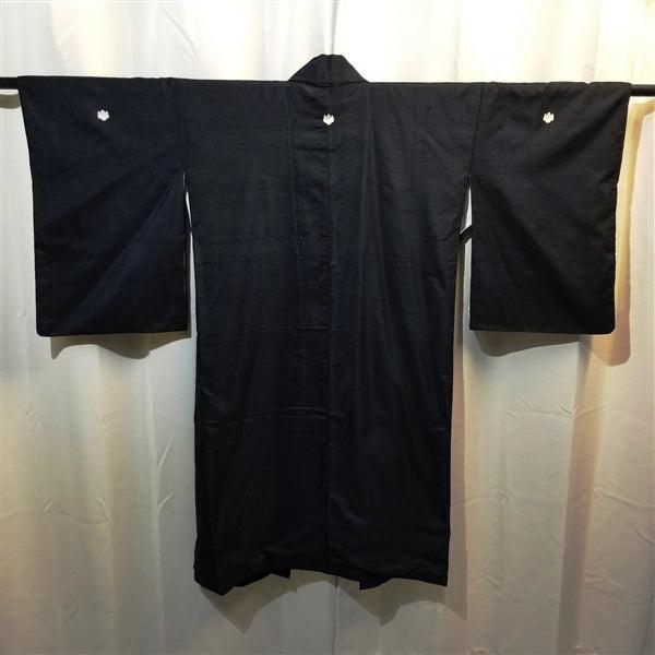 "3 Crests" Shortened Kimono - Kyoto Kimono