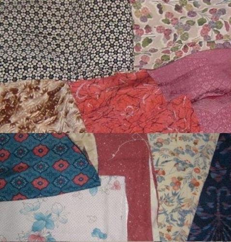 "5 Yard Surprise" Vintage Fabric Bundle - Kyoto Kimono