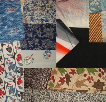 "5 Yard Surprise" Vintage Fabric Bundle - Kyoto Kimono
