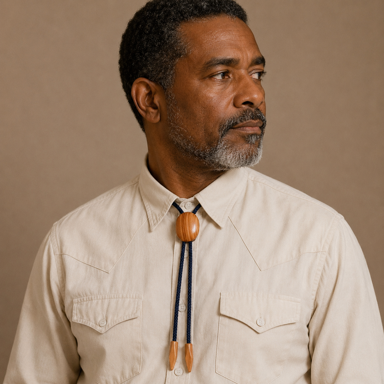 "Honey Grain" Vintage Bolo Tie