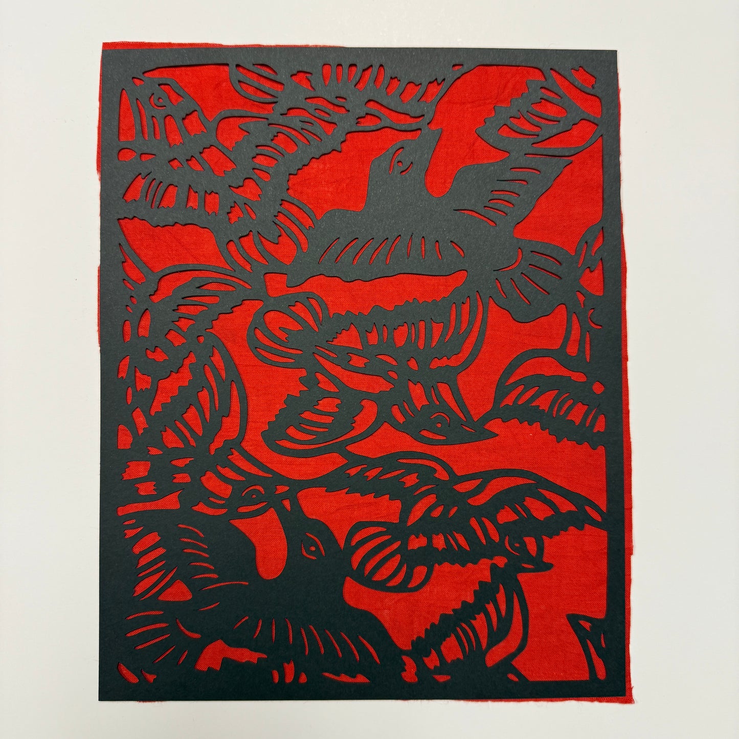"Birds" Katagami Art