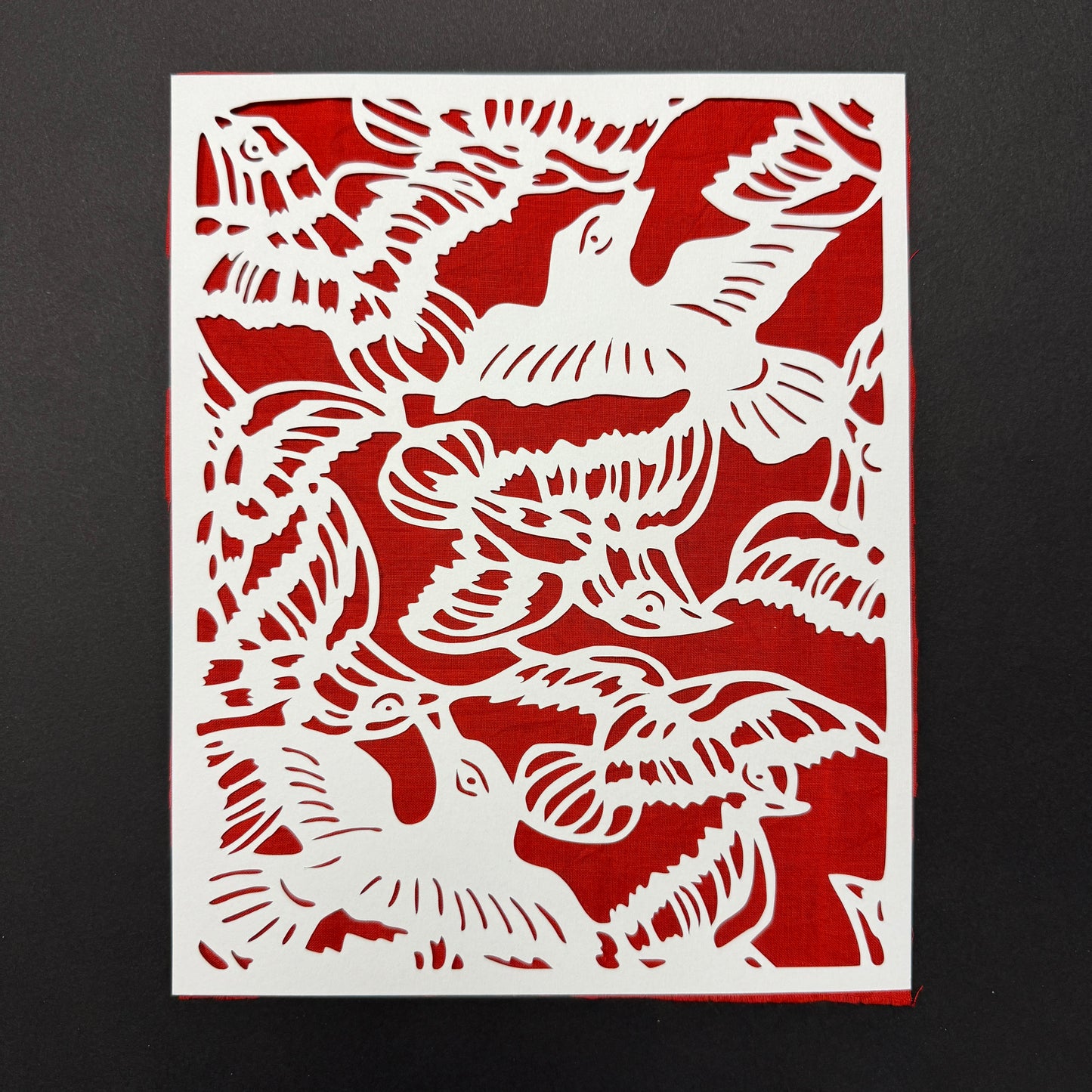 "Birds" Katagami Art