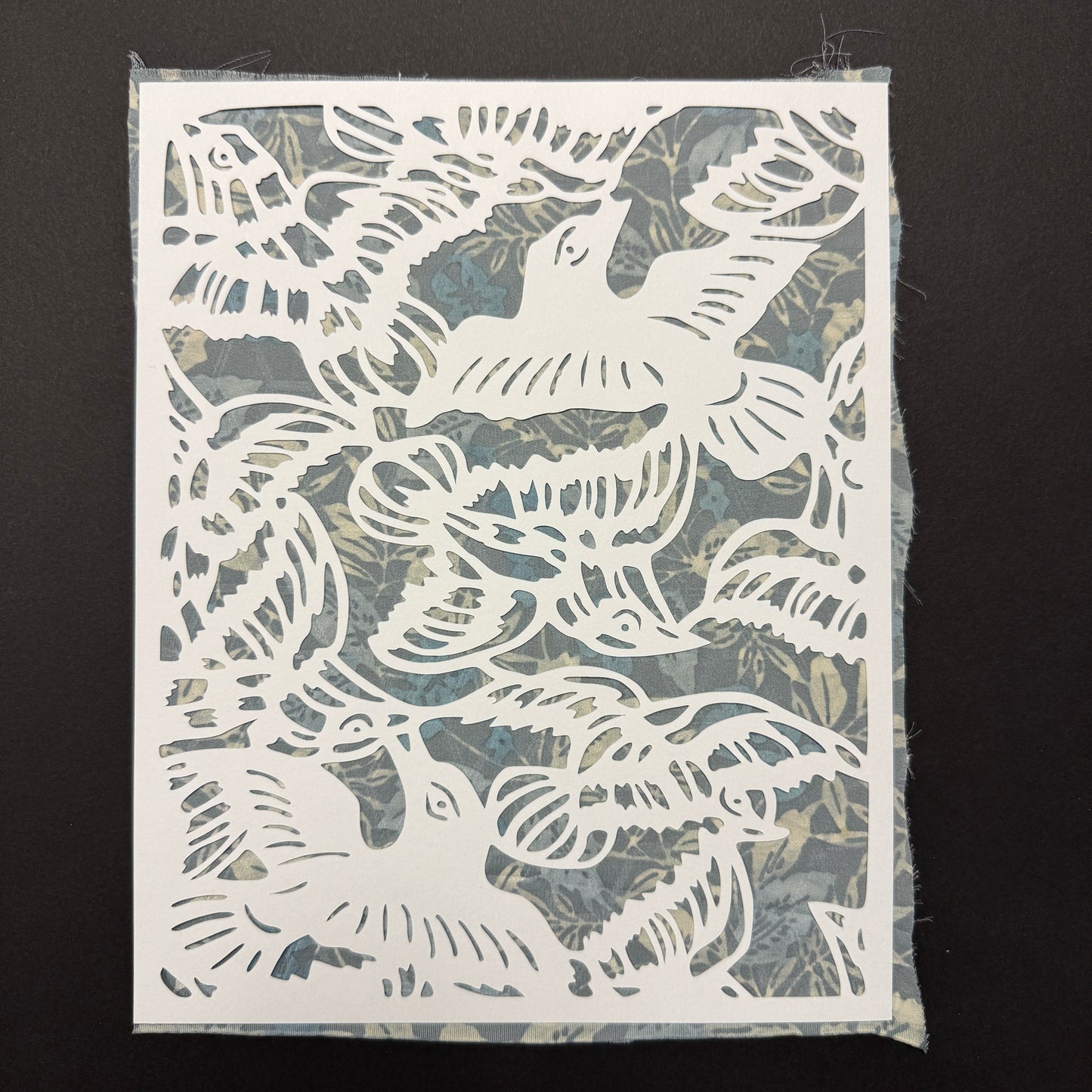 "Birds" Katagami Art