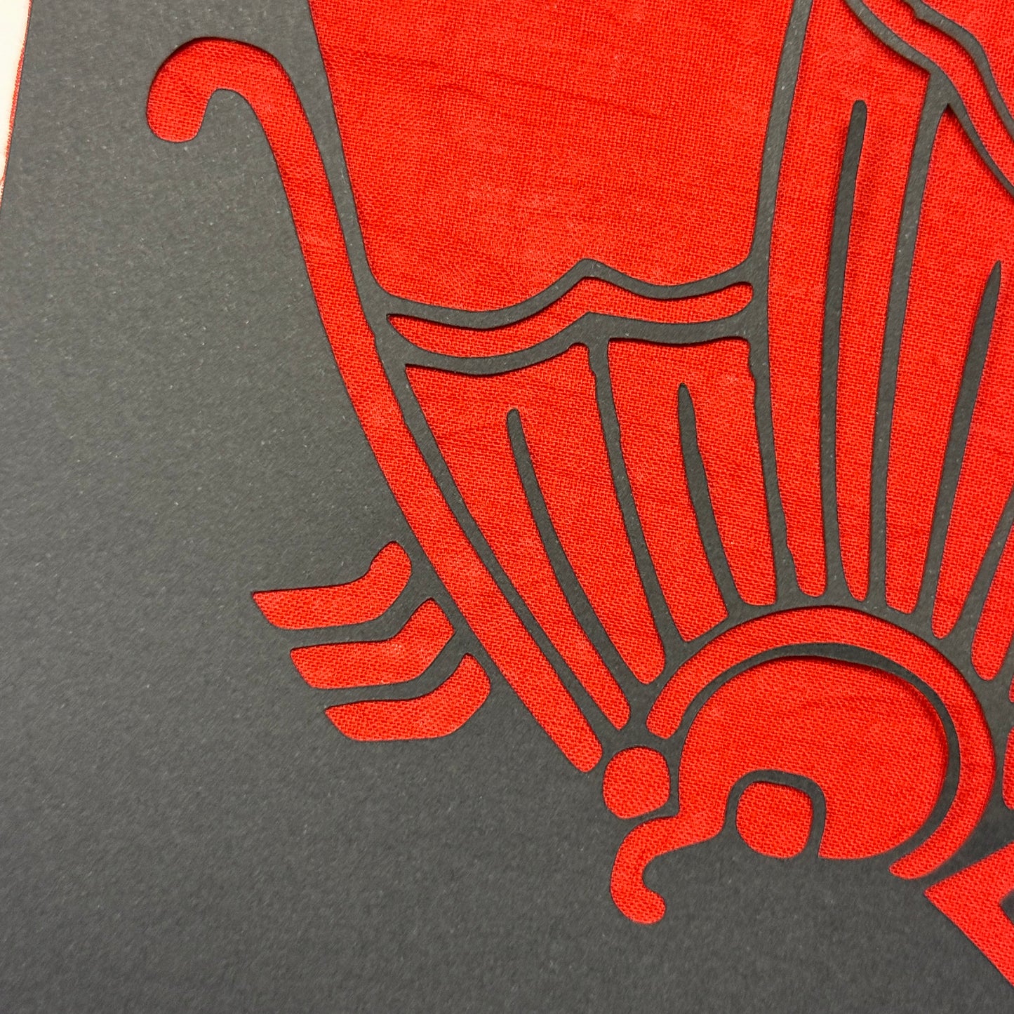 "Butterfly Crest" Katagami Art
