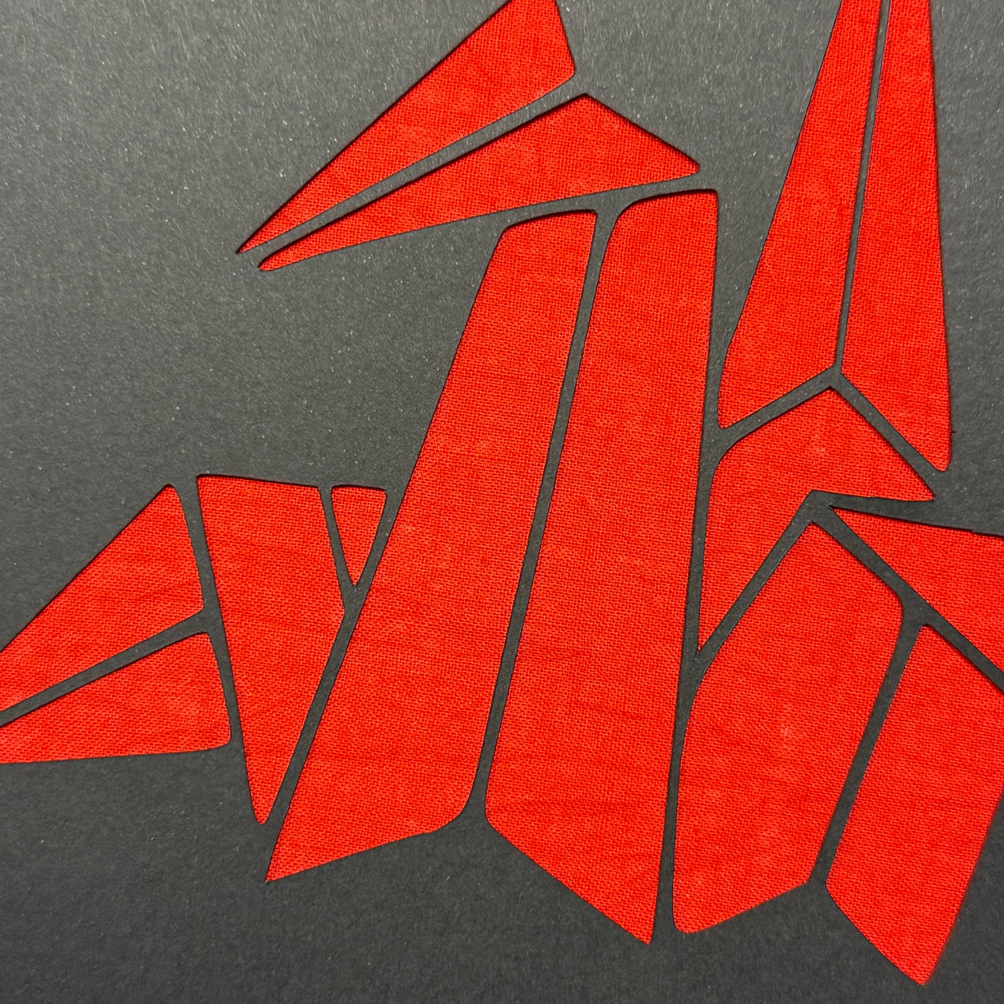 "Origami Crane" Katagami Art