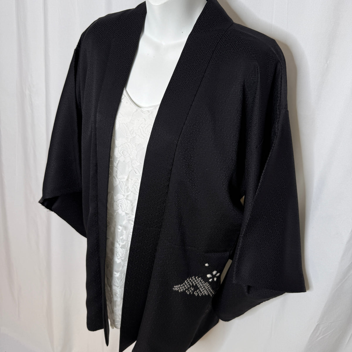 "Shibori Stream" Vintage Haori Jacket