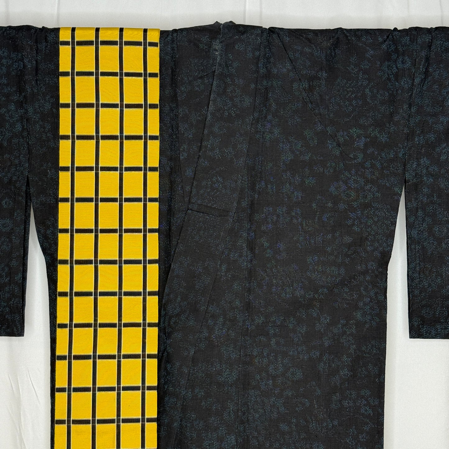 "Shadow Blooms" Kimono Obi Set