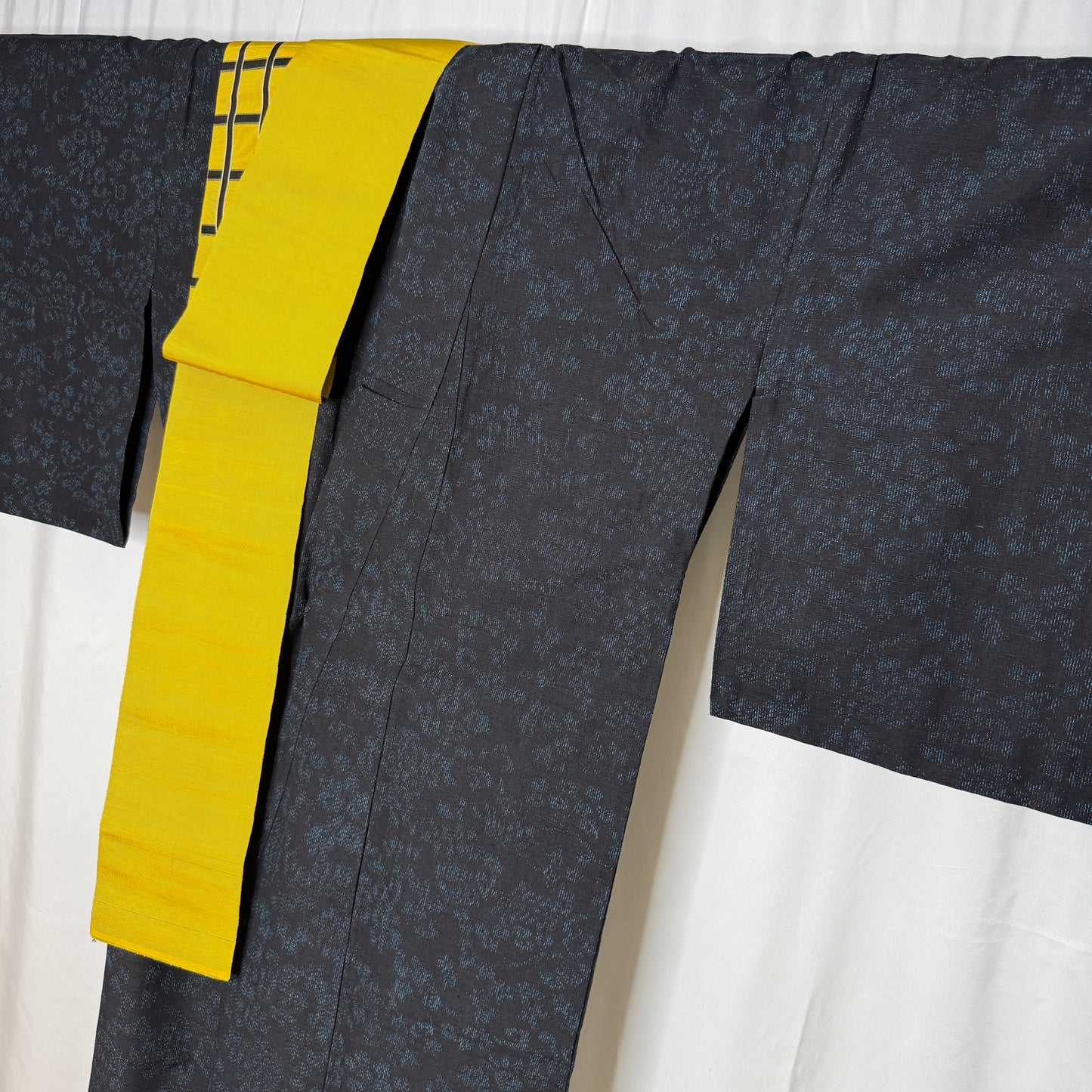 "Shadow Blooms" Kimono Obi Set