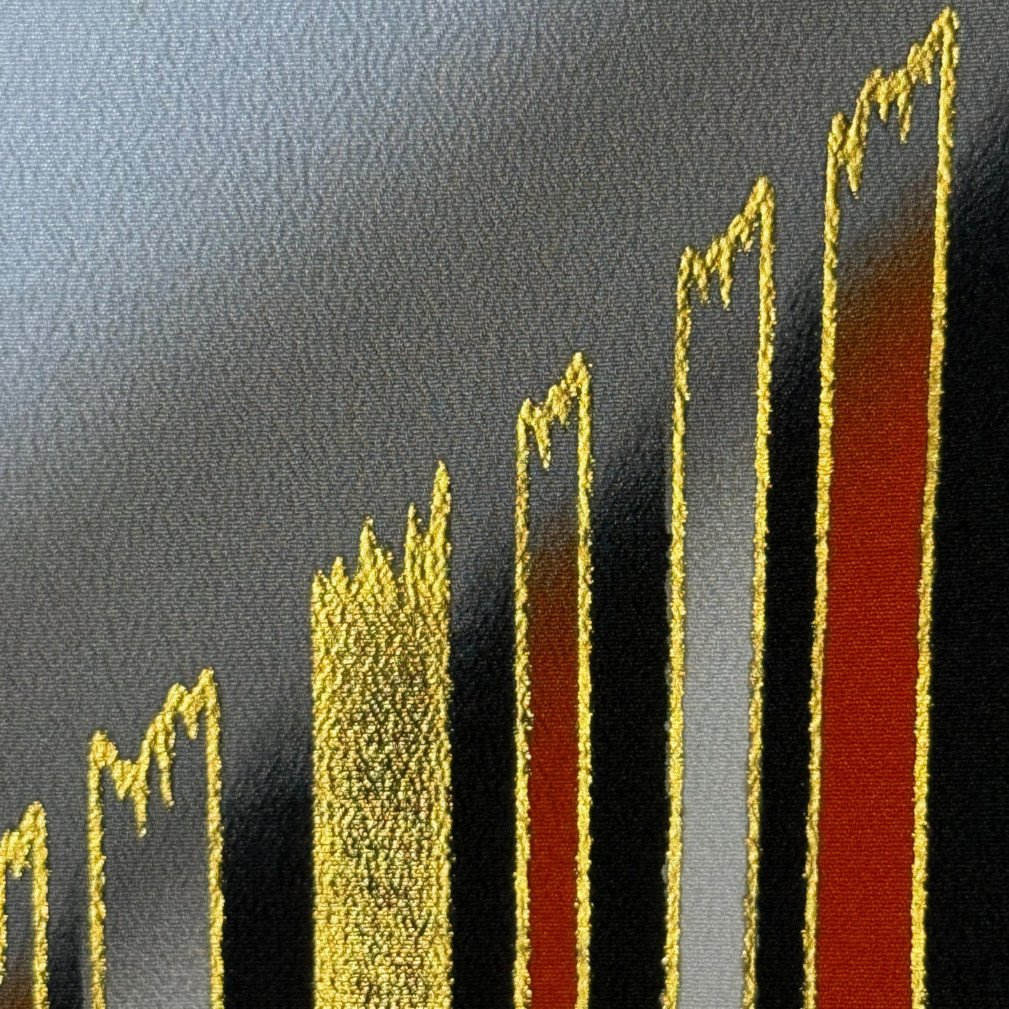 "Gilded Rhythm" Kimono Obi Set
