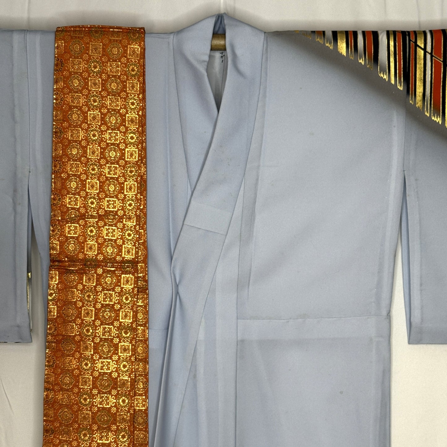 "Gilded Rhythm" Kimono Obi Set