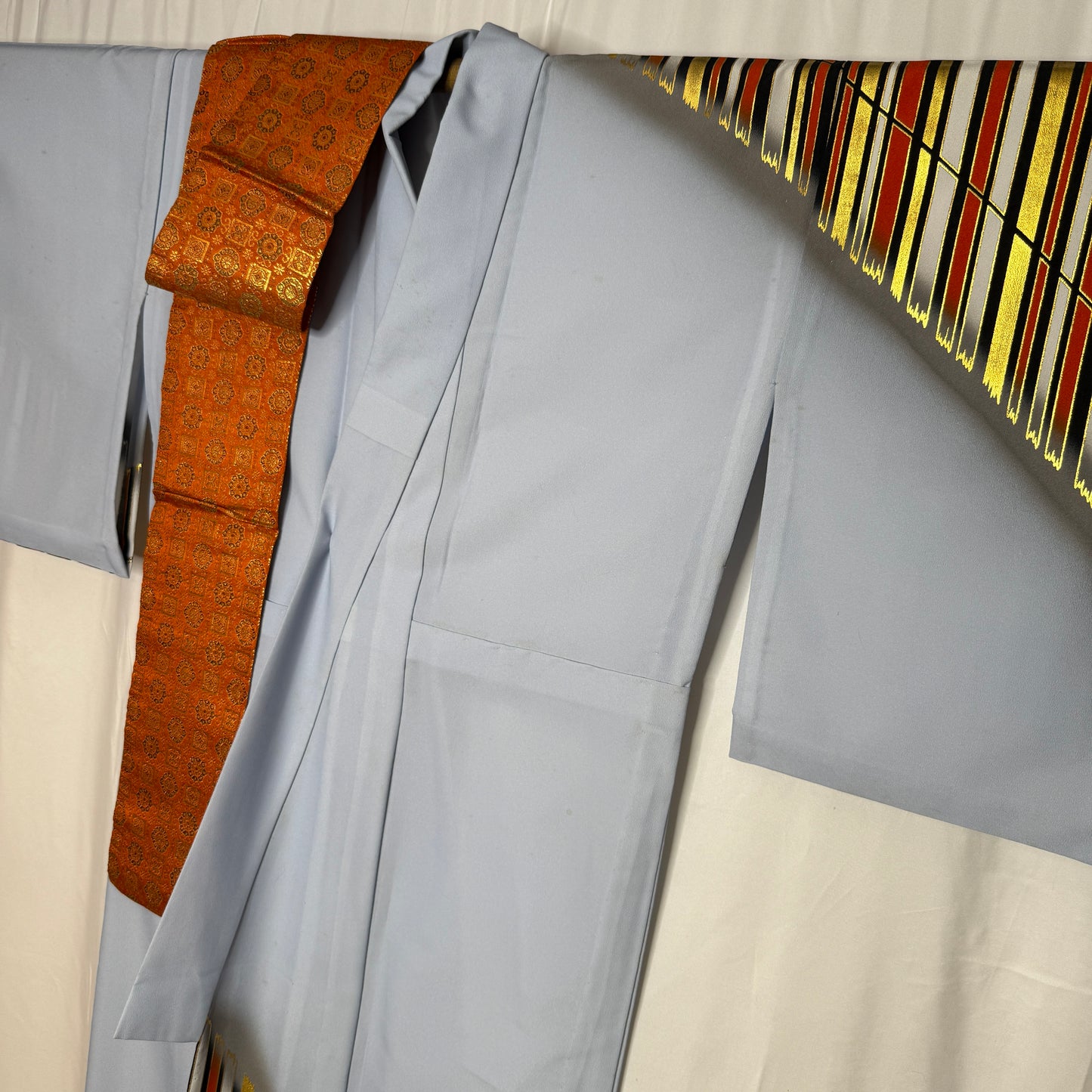 "Gilded Rhythm" Kimono Obi Set