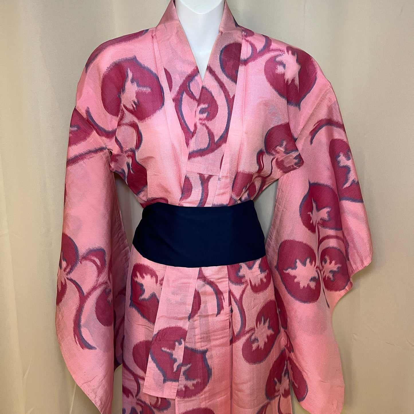 "Wild Ginger" Vintage Meisen Kimono