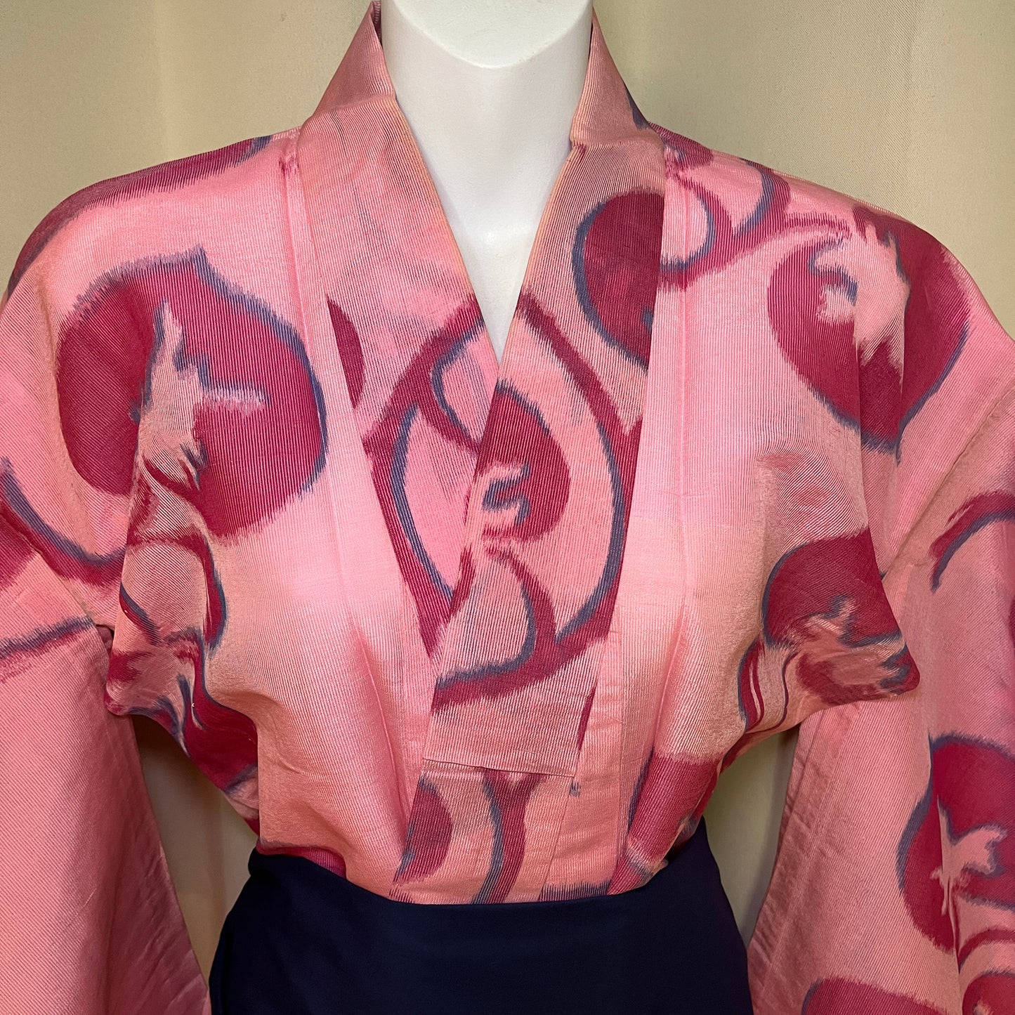"Wild Ginger" Vintage Meisen Kimono