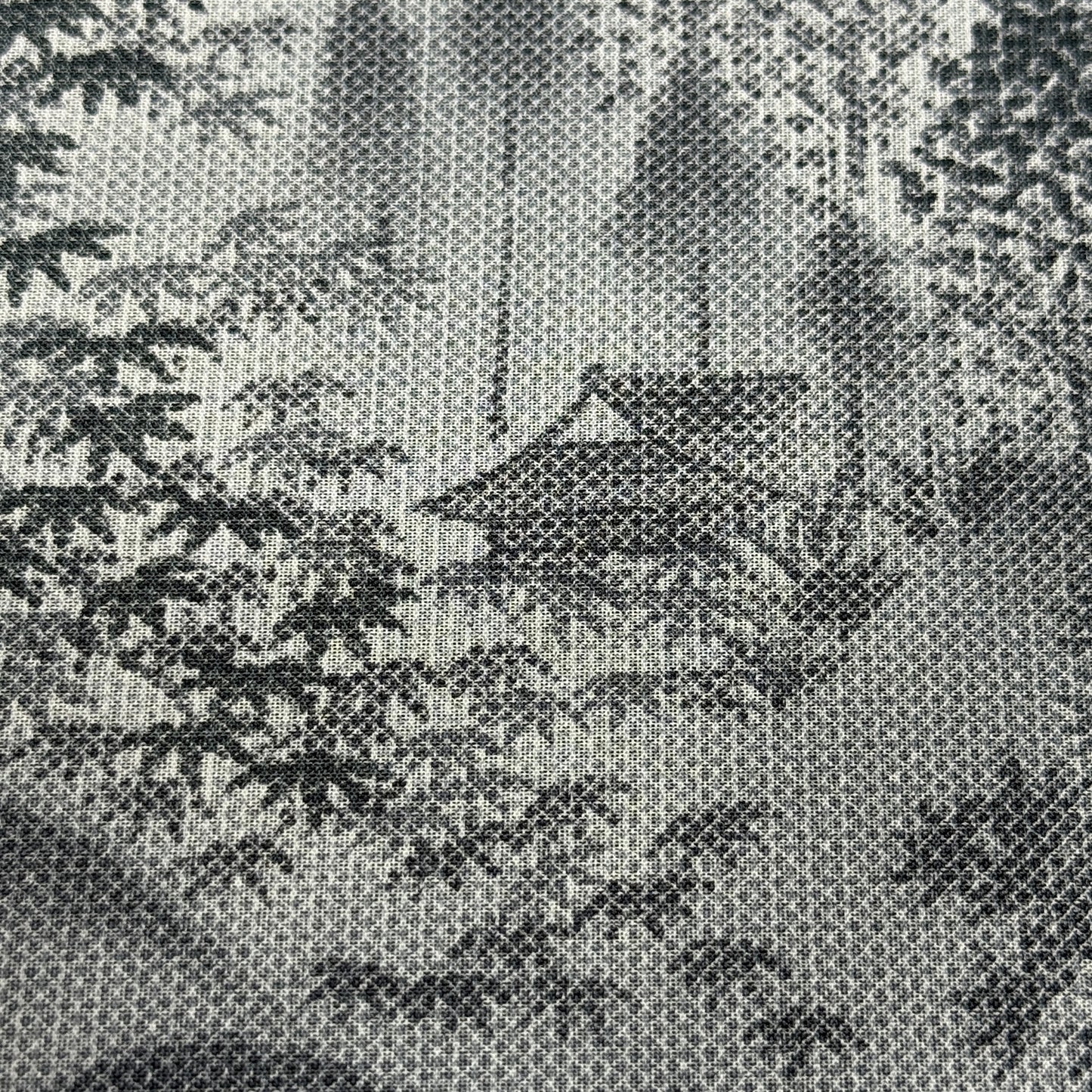 "Mountain Pagoda" Vintage Kimono Yardage