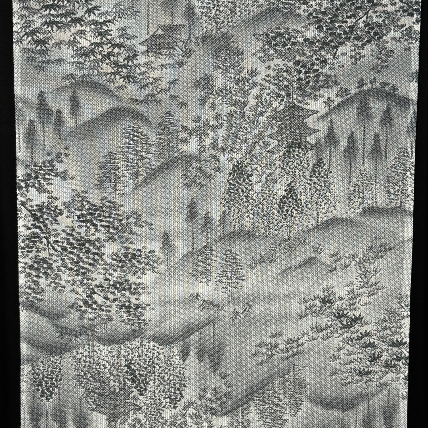 "Mountain Pagoda" Vintage Kimono Yardage