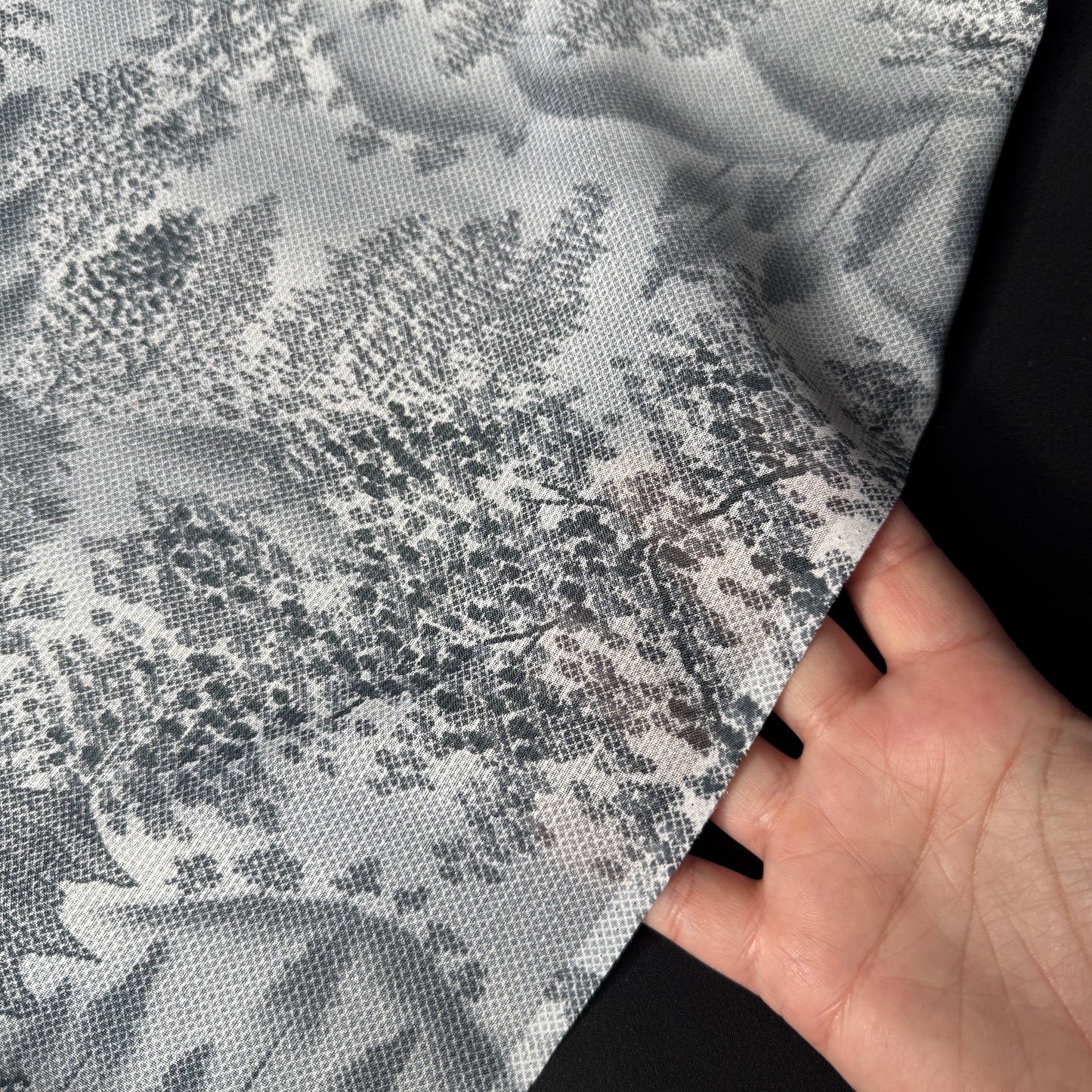 "Mountain Pagoda" Vintage Kimono Yardage
