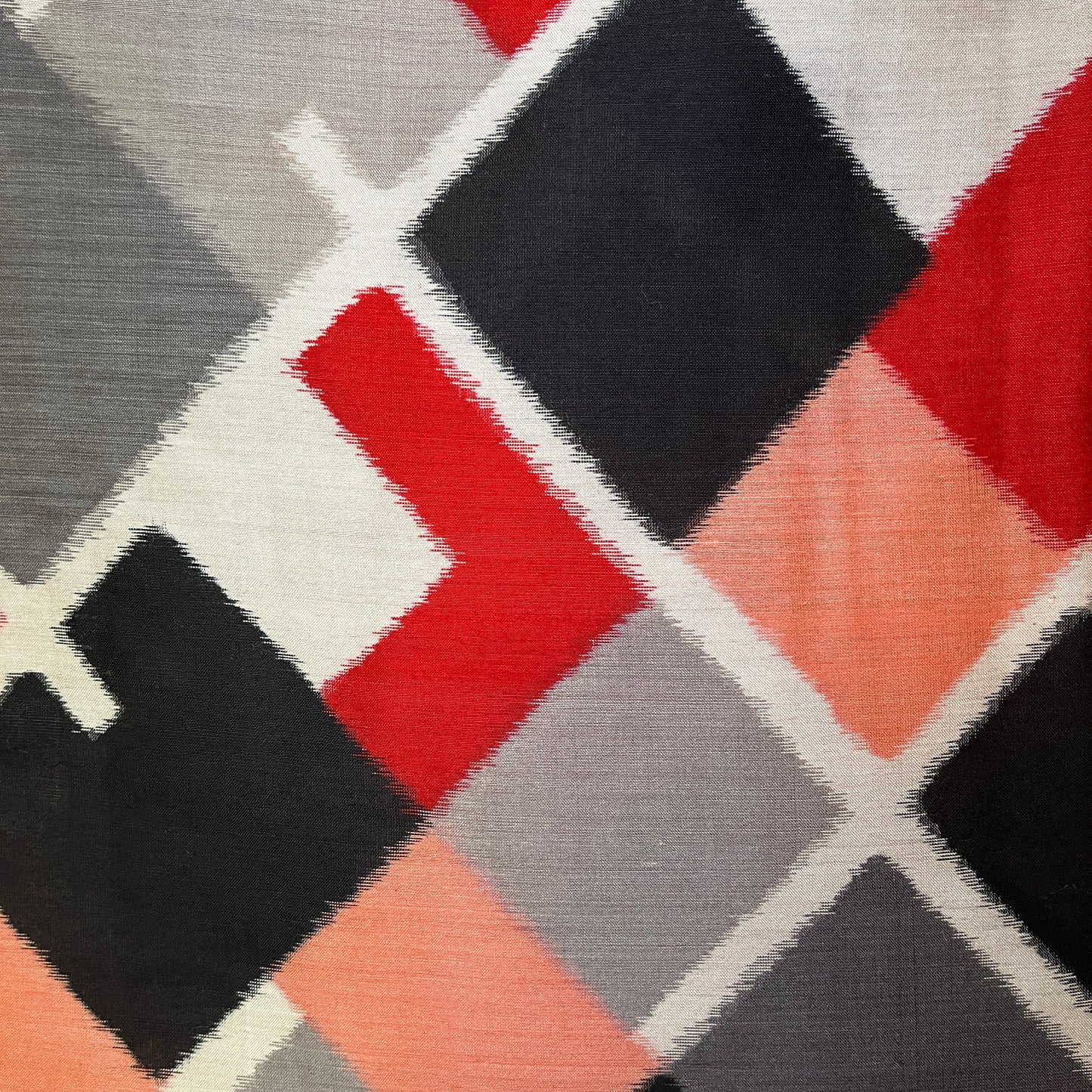 "Fair and Square" Vintage Meisen Kimono