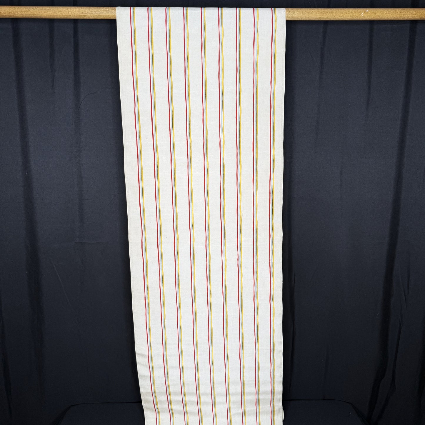 "Festival Stripes" Vintage Kimono Yardage
