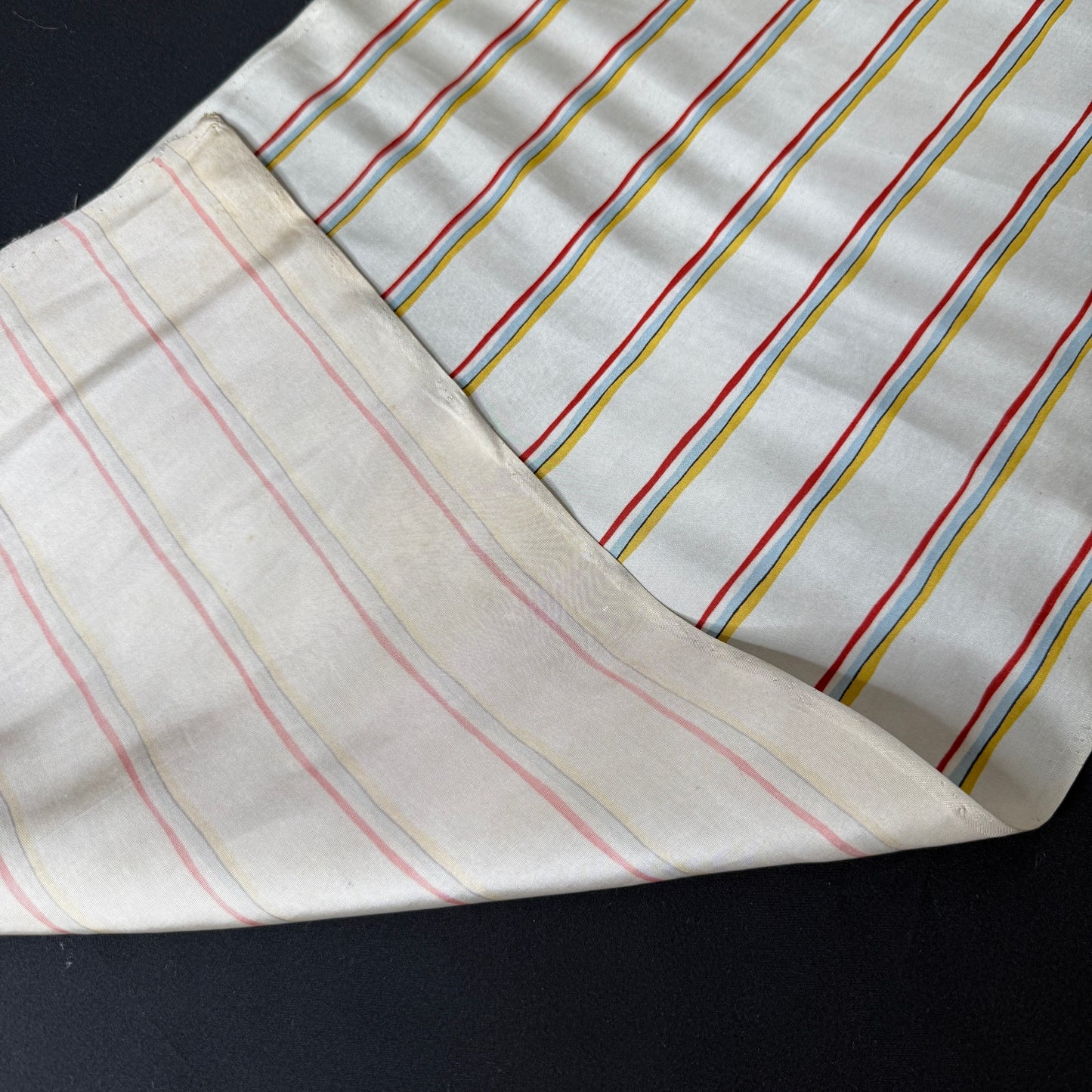 "Festival Stripes" Vintage Kimono Yardage