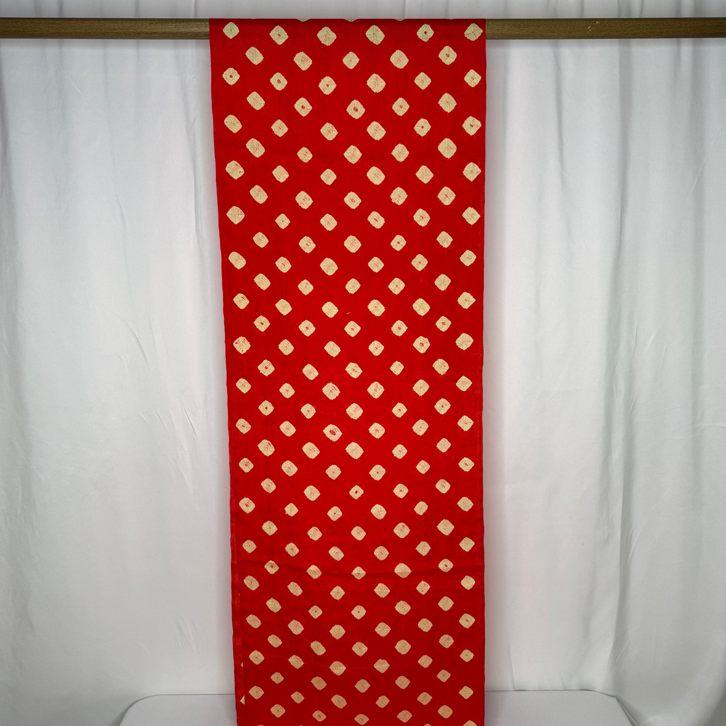 "Scarlet Shibori" Vintage Kimono Yardage