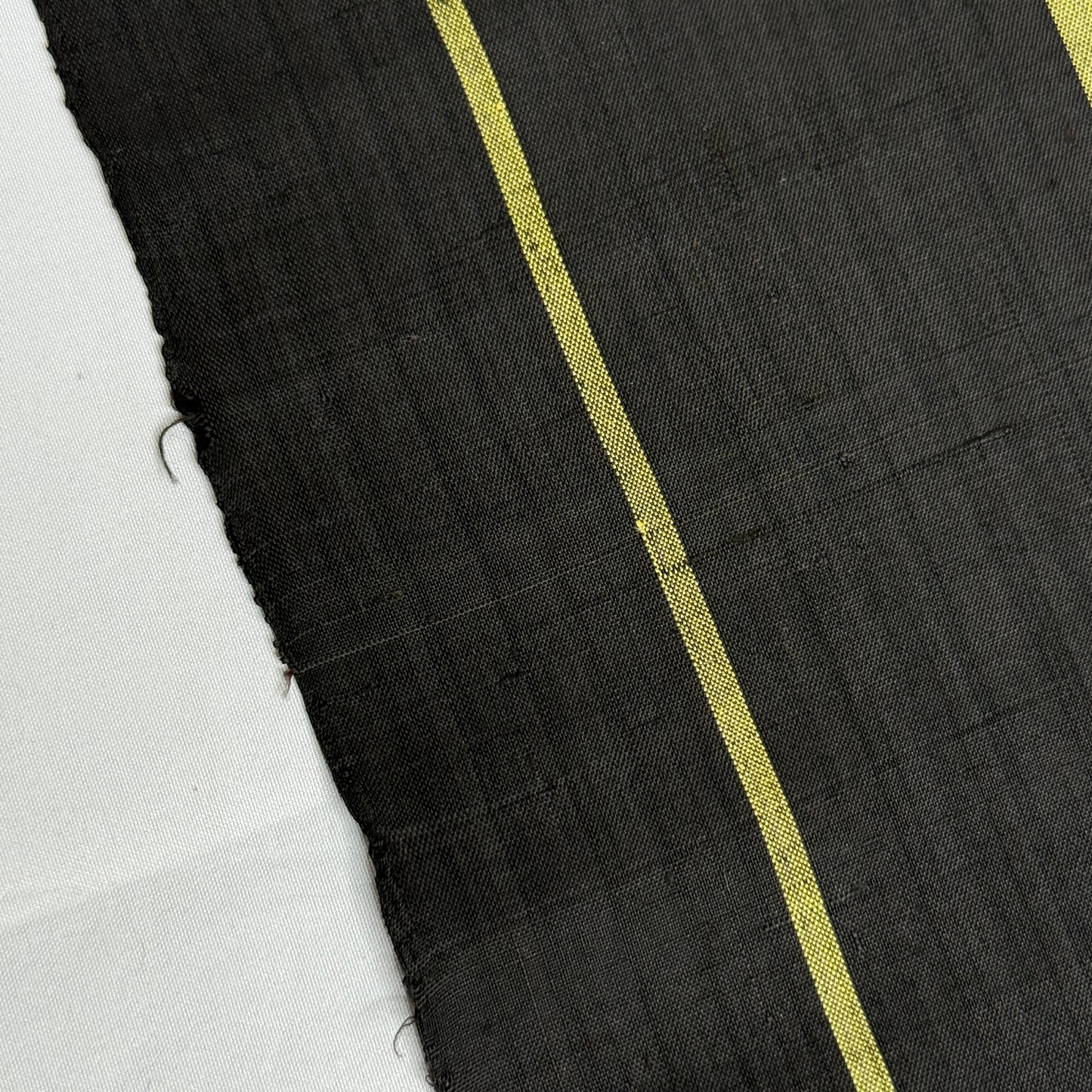 "Bamboo Stripes" Vintage Kimono Yardage